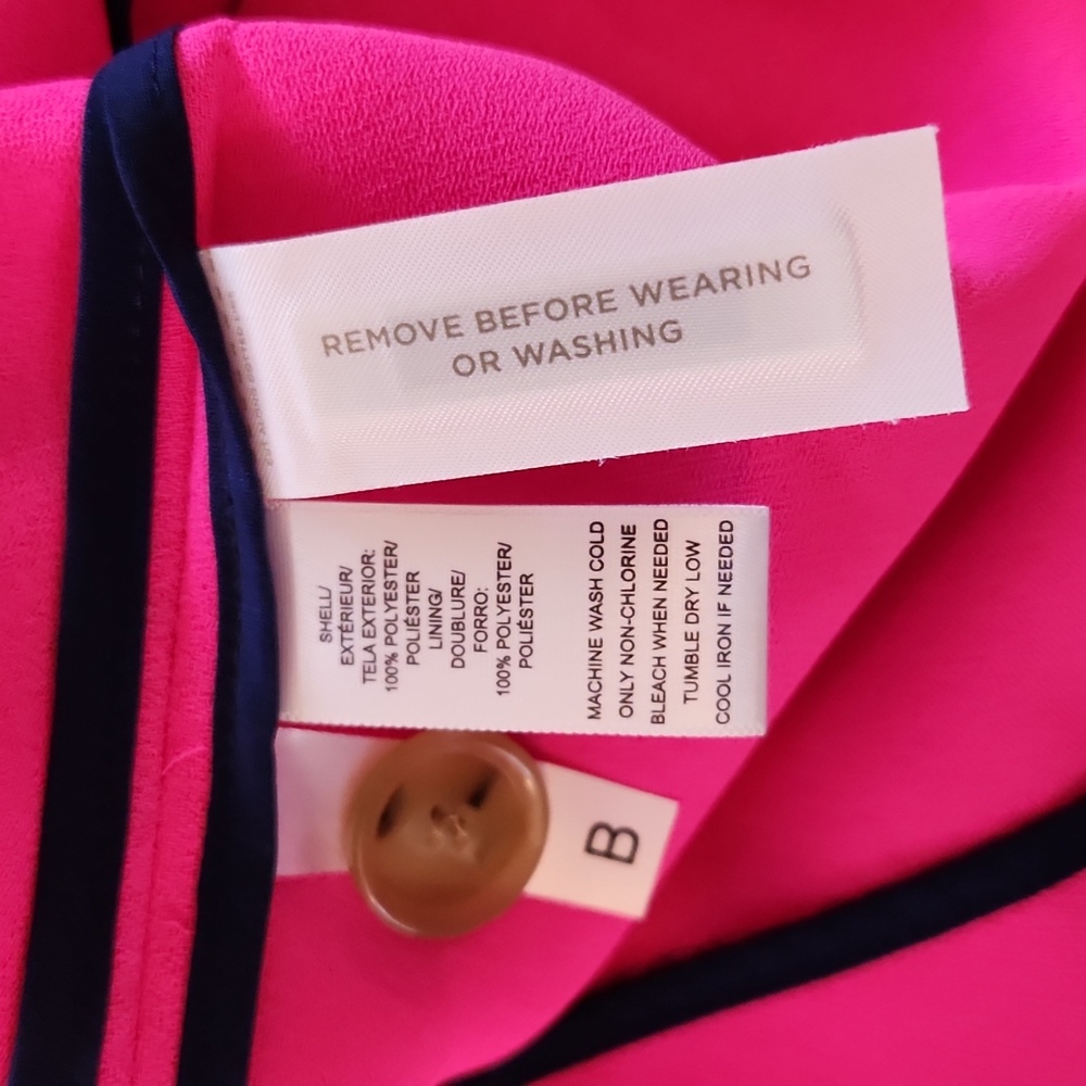 LOFT Blazer Hot Pink Womens Small - Picture 7 of 7